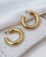 Chunky Gold Hoops