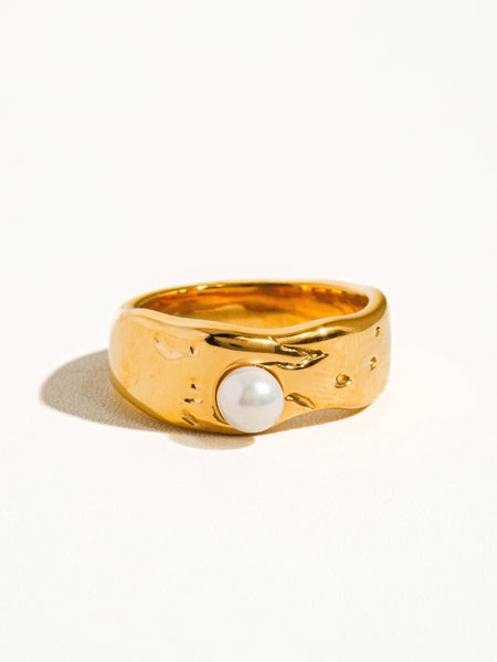 Pearl Band Ring