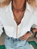 Clara Gold Chunky Chain Choker