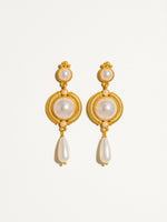 Lena Gilded Pearl Earring