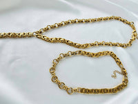 Clara Gold Chunky Chain Choker