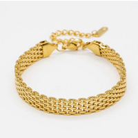 Gold Braided Bracelet