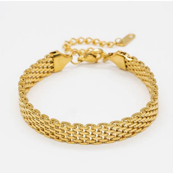 Gold Braided Bracelet