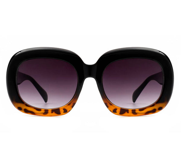 Oversized Oval Retro Sunglasses